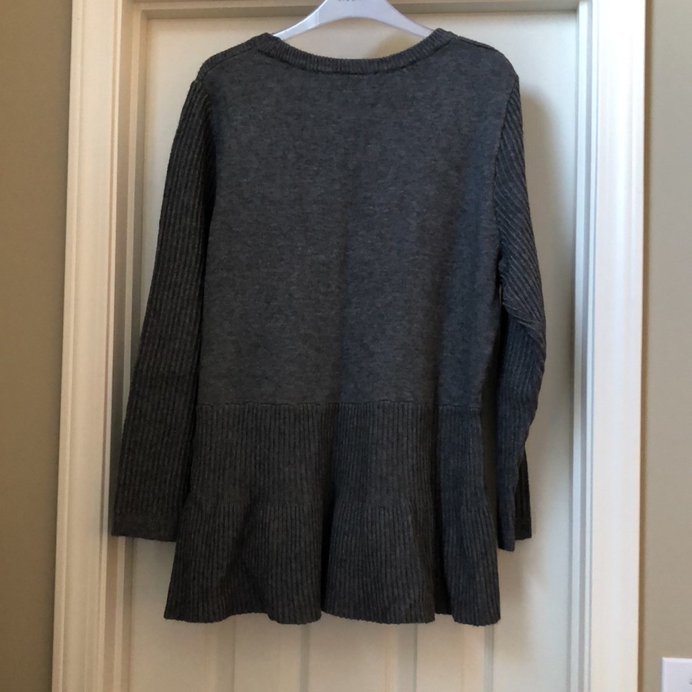 NWT Lane Bryant Gray Sweater - 22/24 - Picture 4 of 6